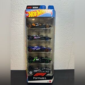 Hot Wheels NEW 2025 5 Pack Formula 1 Series Five F1 Cars! Brand New